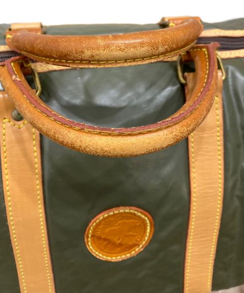 HUNTING WORLD（ハンティングワールド）HUNTING WORLD (ハンティングワールド) ボストンバッグ カーキの古着・服飾アイテム