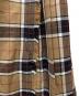 中古・古着 O'NEILL (オニール) チェック柄ラップスカート ブラウン サイズ:38：4000円