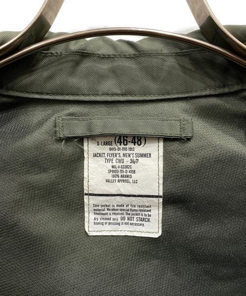 US ARMY（ユーエスアーミー）US ARMY (ユーエスアーミー) CWU-36/P フライトジャケット グリーン サイズ:XLの古着・服飾アイテム