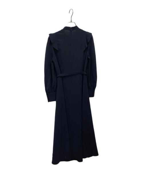 allureville（アルアバイル）allureville (アルアバイル) ブラウスワンピース ネイビー サイズ:2 未使用品の古着・服飾アイテム