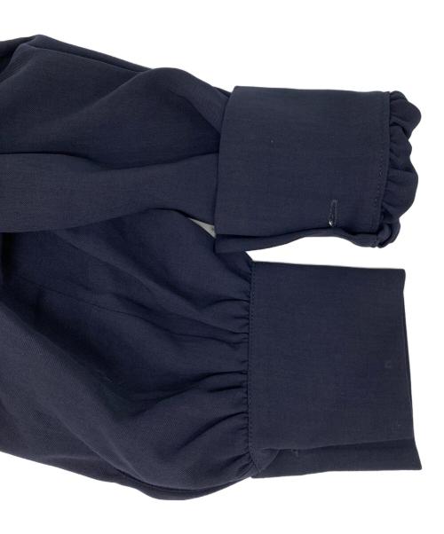 allureville（アルアバイル）allureville (アルアバイル) ブラウスワンピース ネイビー サイズ:2 未使用品の古着・服飾アイテム