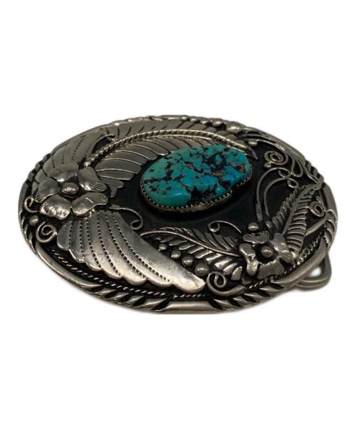 インディアンジュエリー（インディアンジュエリー）インディアンジュエリー (インディアンジュエリー) ナバホ族ベルトバックル シルバー サイズ:-の古着・服飾アイテム