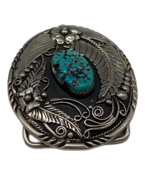 インディアンジュエリー（インディアンジュエリー）インディアンジュエリー (インディアンジュエリー) ナバホ族ベルトバックル シルバー サイズ:-の古着・服飾アイテム