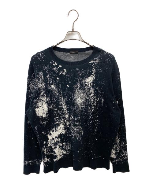 LAD MUSICIAN（ラッドミュージシャン）LAD MUSICIAN (ラッドミュージシャン) CREW NECK PULLOVER ブラック サイズ:44の古着・服飾アイテム