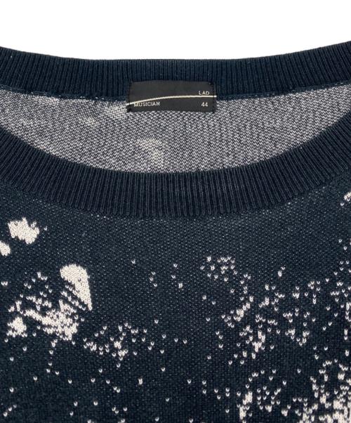 LAD MUSICIAN（ラッドミュージシャン）LAD MUSICIAN (ラッドミュージシャン) CREW NECK PULLOVER ブラック サイズ:44の古着・服飾アイテム