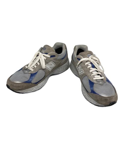 NEW BALANCE（ニューバランス）NEW BALANCE (ニューバランス) ローカットスニーカー グレー×ネイビー サイズ:27ｃｍの古着・服飾アイテム