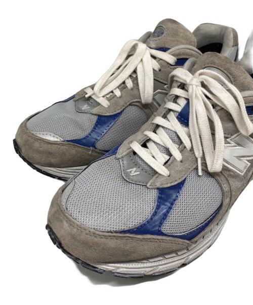 NEW BALANCE（ニューバランス）NEW BALANCE (ニューバランス) ローカットスニーカー グレー×ネイビー サイズ:27ｃｍの古着・服飾アイテム