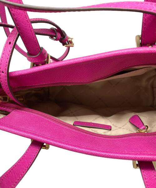 MICHAEL KORS（マイケル・コース）MICHAEL KORS (マイケル・コース) 2WAYバッグ ピンクの古着・服飾アイテム