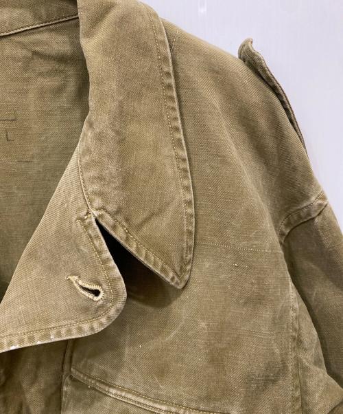 フレンチミリタリー（フレンチミリタリー）フレンチミリタリー (フレンチミリタリー) ヴィンテージフランス軍ミリタリージャケット カーキ サイズ:112の古着・服飾アイテム