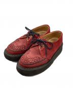 GEORGE COXジョージコックス）の古着「ラバーソールスウェードシューズ」｜レッド