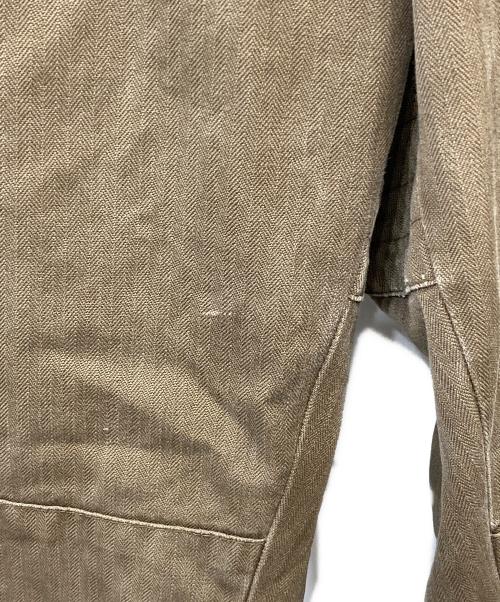 A.P.C.（アーペーセー）A.P.C. (アーペーセー) ヘリンボーンツイルカーゴパンツ ブラウン サイズ:2の古着・服飾アイテム