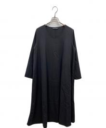 mizuiro-ind（ミズイロインド）の古着「長袖ワンピース」｜ブラック