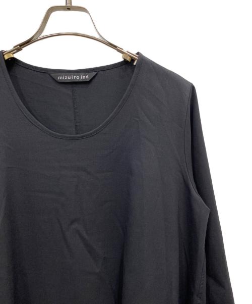 mizuiro-ind（ミズイロインド）mizuiro-ind (ミズイロインド) 長袖ワンピース ブラック サイズ:FREEの古着・服飾アイテム