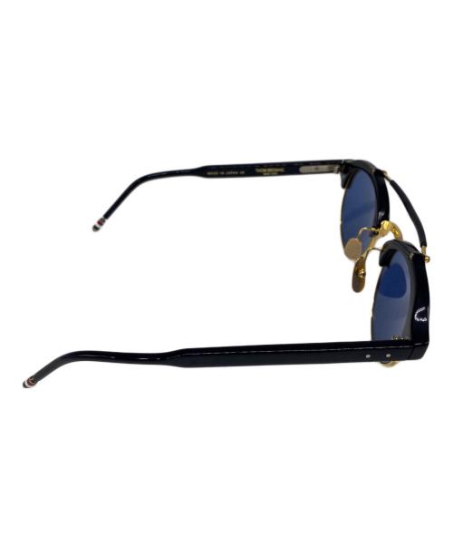 Thom Browne（トムブラウン）Thom Browne (トムブラウン) ダブル ブリッジ ブロー サングラス ネイビー サイズ:49□21-145の古着・服飾アイテム