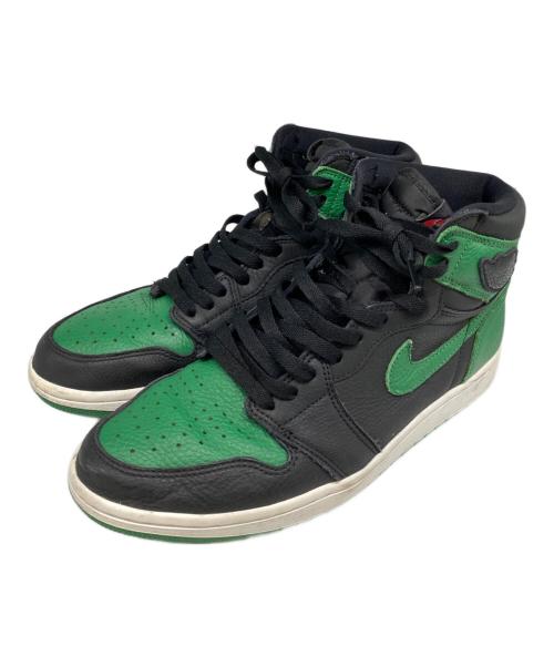 NIKE（ナイキ）NIKE (ナイキ) Air Jordan 1 Retro High OG ブラック×グリーン サイズ:28㎝の古着・服飾アイテム