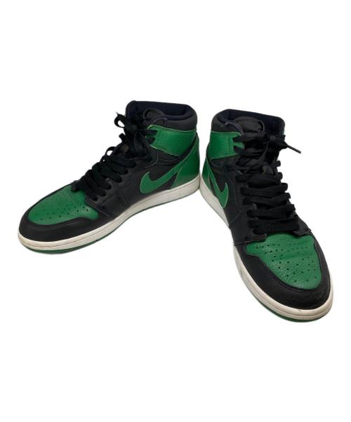 NIKE（ナイキ）NIKE (ナイキ) Air Jordan 1 Retro High OG ブラック×グリーン サイズ:28㎝の古着・服飾アイテム