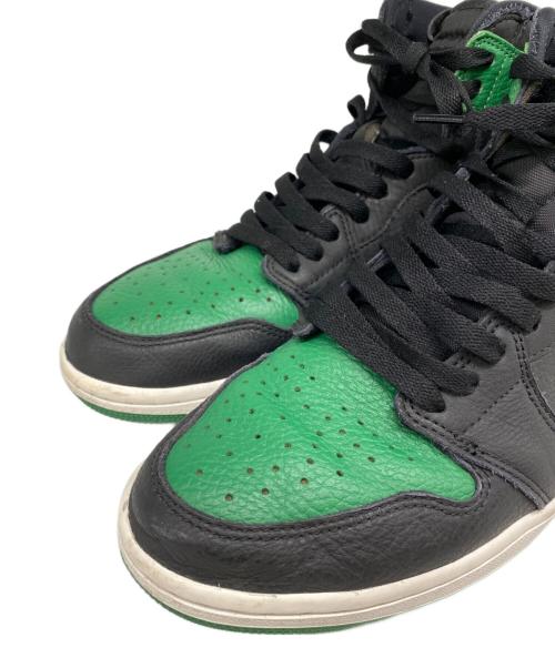 NIKE（ナイキ）NIKE (ナイキ) Air Jordan 1 Retro High OG ブラック×グリーン サイズ:28㎝の古着・服飾アイテム