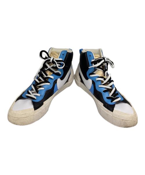 NIKE（ナイキ）NIKE (ナイキ) sacai (サカイ) BLAZER MID ホワイト×ブルー サイズ:28.5㎝の古着・服飾アイテム