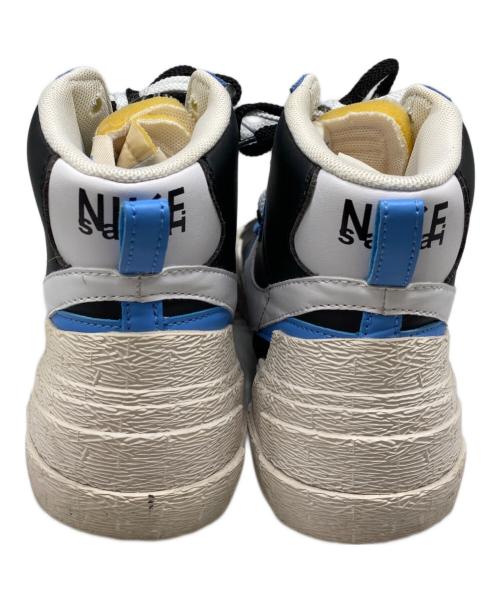 NIKE（ナイキ）NIKE (ナイキ) sacai (サカイ) BLAZER MID ホワイト×ブルー サイズ:28.5㎝の古着・服飾アイテム