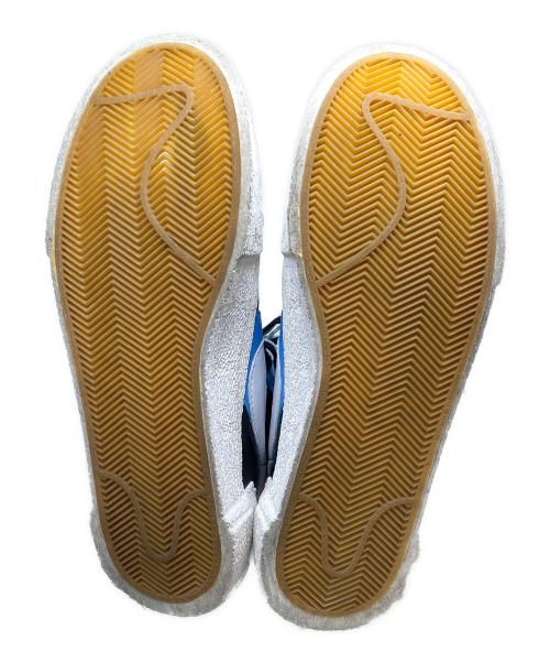NIKE（ナイキ）NIKE (ナイキ) sacai (サカイ) BLAZER MID ホワイト×ブルー サイズ:28.5㎝の古着・服飾アイテム