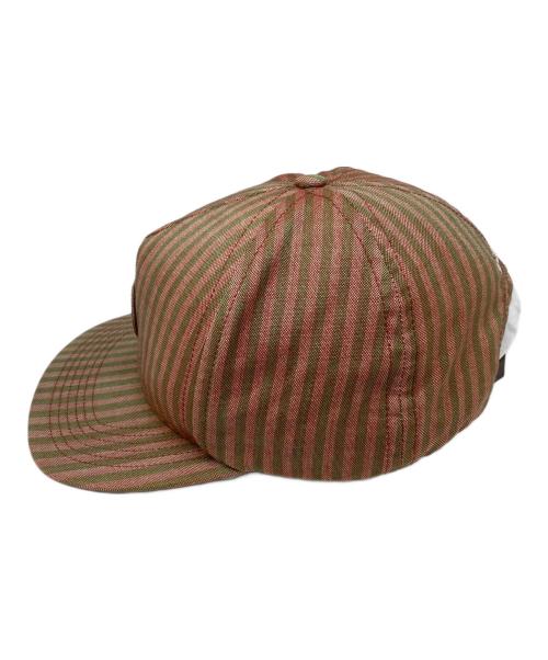 SUPREME（シュプリーム）SUPREME (シュプリーム) キャップ グリーン×ピンク サイズ:-の古着・服飾アイテム