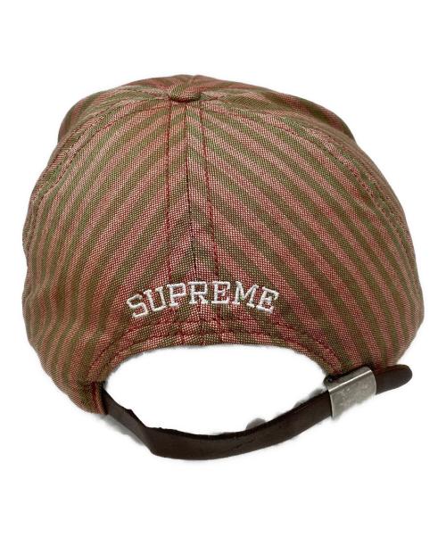 SUPREME（シュプリーム）SUPREME (シュプリーム) キャップ グリーン×ピンク サイズ:-の古着・服飾アイテム