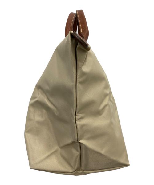 LONGCHAMP（ロンシャン）LONGCHAMP (ロンシャン) 舟形トートバッグ ベージュ サイズ:-の古着・服飾アイテム