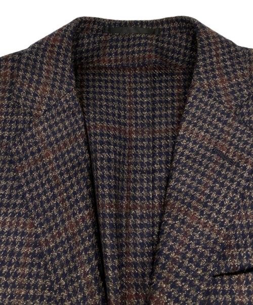 TOMORROW LAND PILGRIM（トゥモローランド ピルグリム）TOMORROW LAND PILGRIM (トゥモローランド ピルグリム) テーラードジャケット ブラウン サイズ:44の古着・服飾アイテム