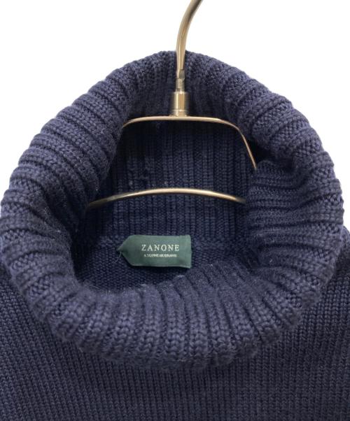 Zanone（ザノーネ）Zanone (ザノーネ) タートルネックニット ネイビー サイズ:44の古着・服飾アイテム