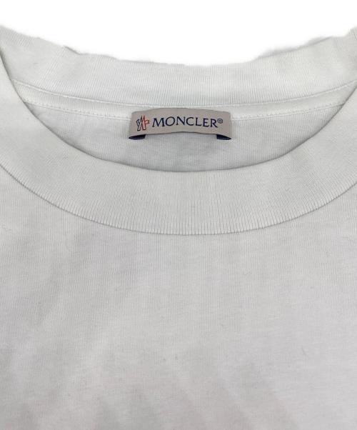 MONCLER（モンクレール）MONCLER (モンクレール) MAGLIA T-SHIRT ホワイト サイズ:Lの古着・服飾アイテム