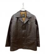 Cinquantaチンクワンタ）の古着「ホースレザー・カバーオールジャケット」｜ブラウン
