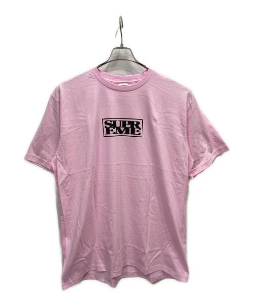 SUPREME（シュプリーム）Supreme (シュプリーム) connect tee ピンク サイズ:XLの古着・服飾アイテム