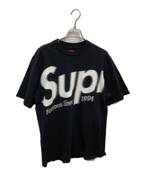 SUPREME（シュプリーム）SUPREME (シュプリーム) Intarsia Spellout S/S Top ブラック サイズ:Sの古着・服飾アイテム