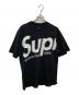 SUPREME（シュプリーム）の古着「Intarsia Spellout S/S Top」｜ブラック
