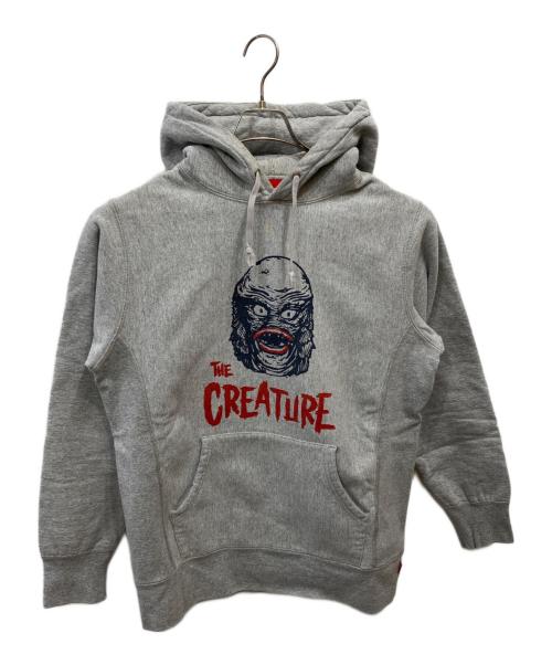 SUPREME（シュプリーム）SUPREME (シュプリーム) Creature Pullover Hoodie グレー サイズ:Mの古着・服飾アイテム