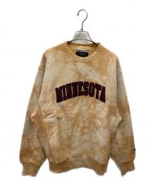 Champion（チャンピオン）の古着「クルーネックスウェット」｜オレンジ