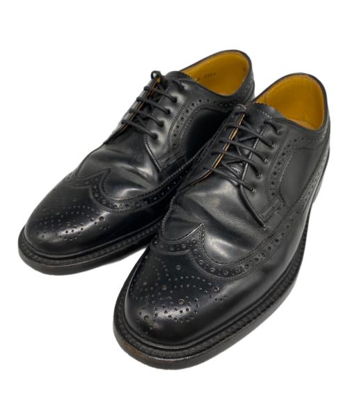 REGAL（リーガル）REGAL (リーガル) ウイングチップレザーシューズ ブラック サイズ:25 1/2の古着・服飾アイテム