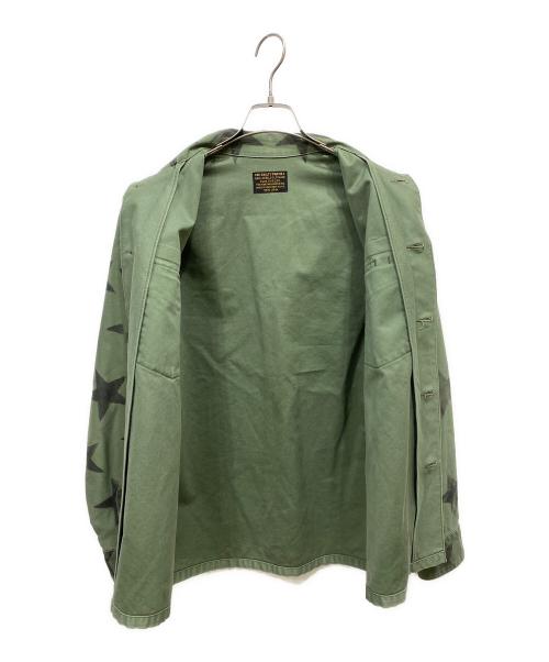 WACKO MARIA（ワコマリア）WACKO MARIA (ワコマリア) スター ミリタリーシャツ グリーン サイズ:Mの古着・服飾アイテム
