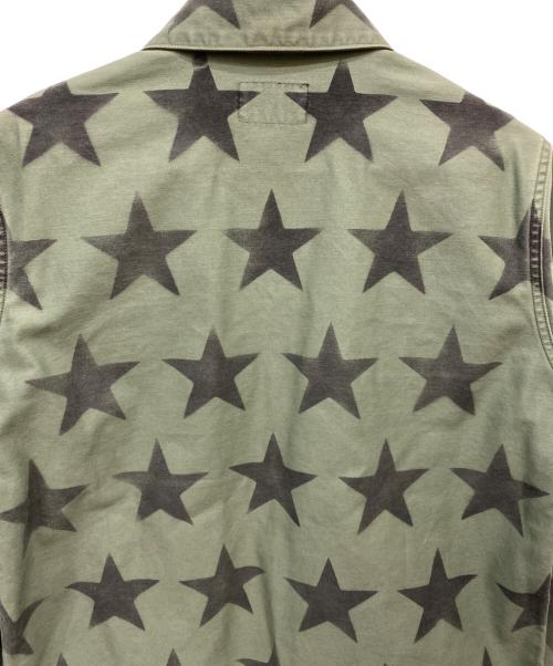 WACKO MARIA（ワコマリア）WACKO MARIA (ワコマリア) スター ミリタリーシャツ グリーン サイズ:Mの古着・服飾アイテム