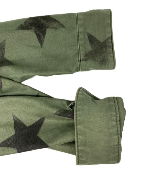 WACKO MARIA（ワコマリア）WACKO MARIA (ワコマリア) スター ミリタリーシャツ グリーン サイズ:Mの古着・服飾アイテム