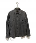 TENDERLOINテンダーロイン）の古着「シャンブレーシャツ」｜ブラック