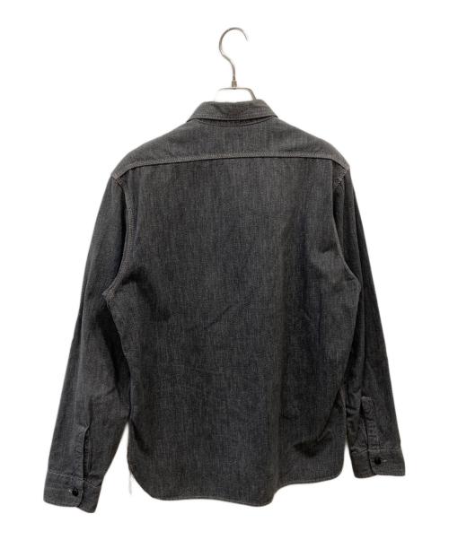 TENDERLOIN（テンダーロイン）TENDERLOIN (テンダーロイン) シャンブレーシャツ ブラック サイズ:Mの古着・服飾アイテム