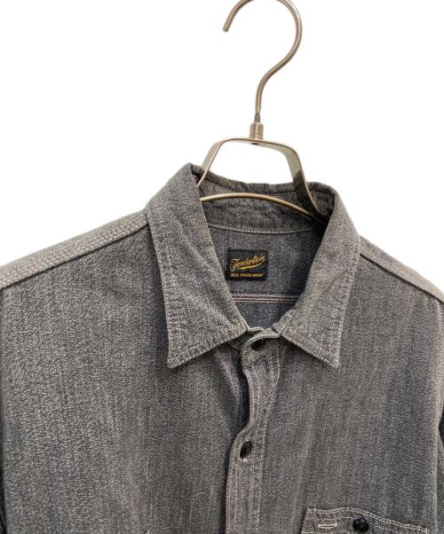 TENDERLOIN（テンダーロイン）TENDERLOIN (テンダーロイン) シャンブレーシャツ ブラック サイズ:Mの古着・服飾アイテム