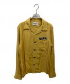 WEIRDOウィアード）の古着「開襟シャツ」｜イエロー