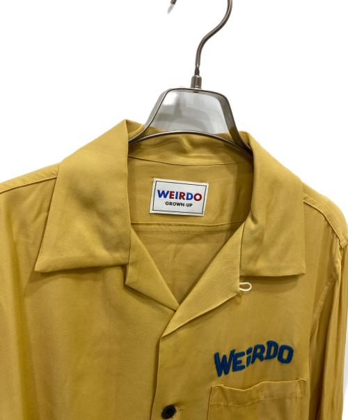 WEIRDO（ウィアード）WEIRDO (ウィアード) 開襟シャツ イエロー サイズ:Sの古着・服飾アイテム