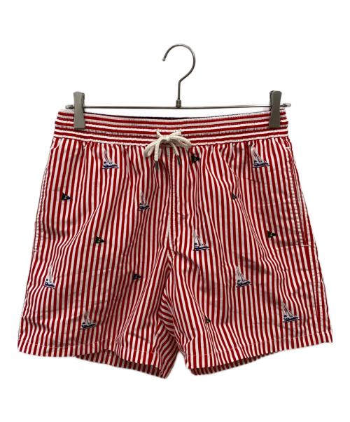 POLO RALPH LAUREN（ポロ・ラルフローレン）POLO RALPH LAUREN (ポロ・ラルフローレン) ハーフパンツ レッド サイズ:Sの古着・服飾アイテム