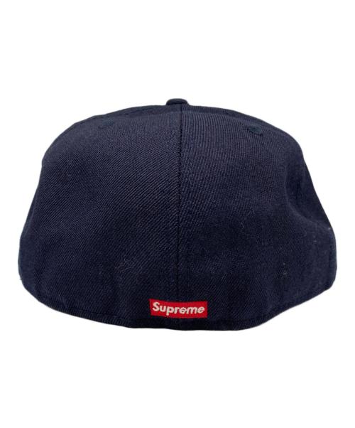 New Era（ニューエラ）New Era (ニューエラ) Supreme (シュプリーム) Tonal Box Logo キャップ ネイビーの古着・服飾アイテム