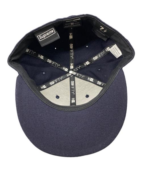 New Era（ニューエラ）New Era (ニューエラ) Supreme (シュプリーム) Tonal Box Logo キャップ ネイビーの古着・服飾アイテム