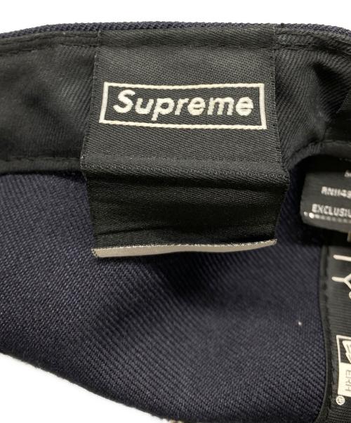 New Era（ニューエラ）New Era (ニューエラ) Supreme (シュプリーム) Tonal Box Logo キャップ ネイビーの古着・服飾アイテム