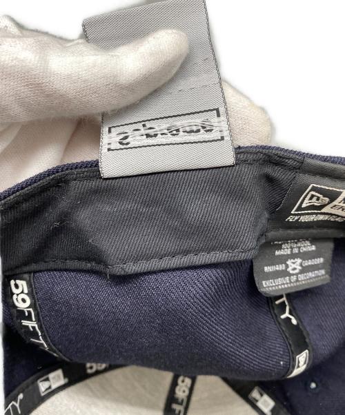 New Era（ニューエラ）New Era (ニューエラ) Supreme (シュプリーム) Tonal Box Logo キャップ ネイビーの古着・服飾アイテム